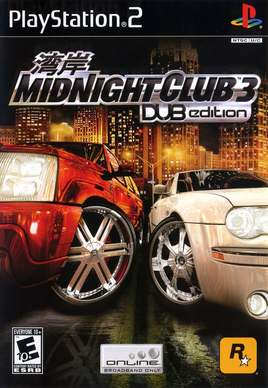 Midnight Club 3 Dub Edition box art for Xbox